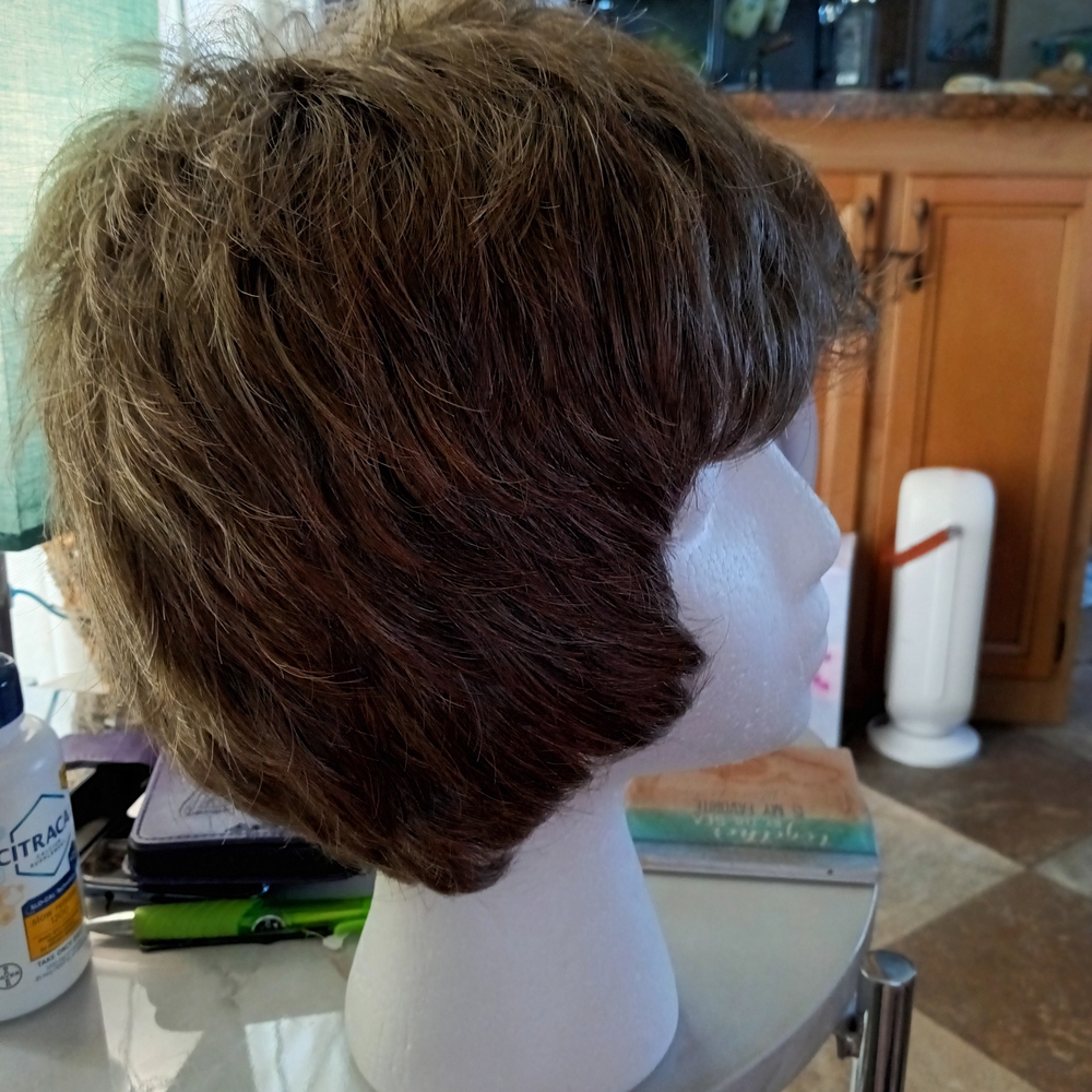 Paula Young Gilda In Ash Brown with 25 percent Grey. NWOT - Picture 2 of 6